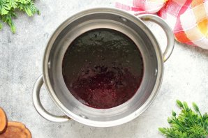 Кисель из черники Кисель из черники