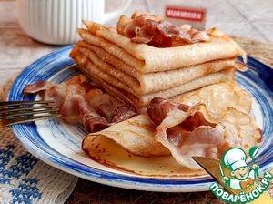 Закусочные блины на рассоле
