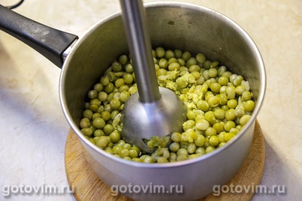 Пюре из замороженного зелёного горошка Пюре из замороженного зелёного горошка