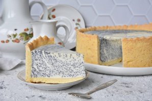Пирог с творогом и маком