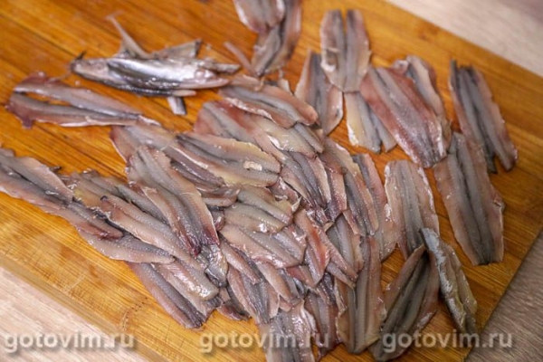Сухой посол хамсы с ароматным маслом