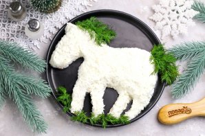 Крабовый салат "Белая лошадь"