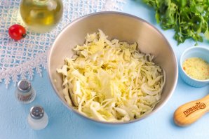 Постный салат из капусты Постный салат из капусты