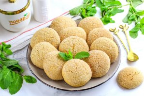 Сахарное печенье с маслом Сахарное печенье с маслом