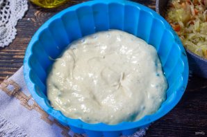 Капустный пирог на майонезе Капустный пирог на майонезе