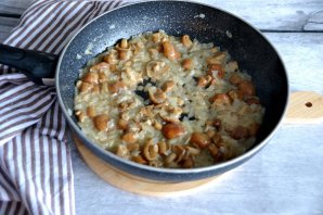 Опята с картошкой в духовке