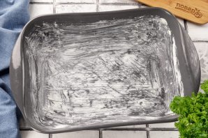 Запеканка с фаршем под соусом Бешамель