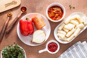 Токпокки с кимчи