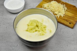 Вафли с кабачком и сыром