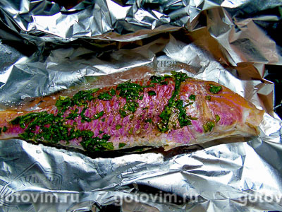 Барабулька с ароматными травами в духовке Барабулька с ароматными травами в духовке