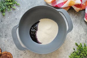 Черничная запеканка