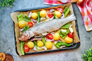 Кефаль, запеченная в духовке Кефаль, запеченная в духовке