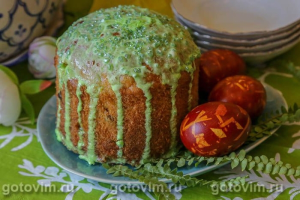 Кулич &laquo;Весенний&raquo; с изюмом