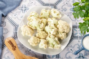 Цветная капуста в кляре в духовке