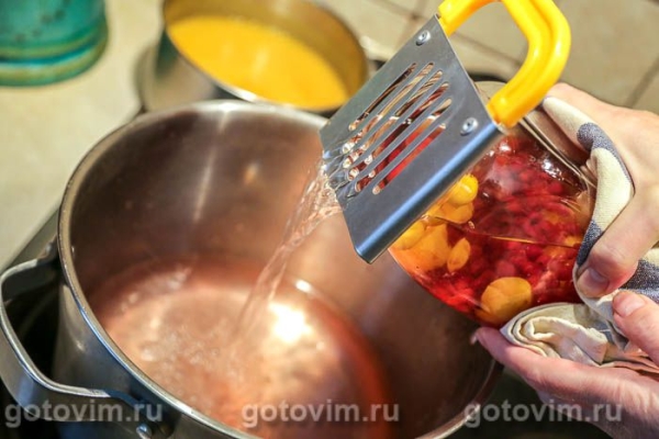 Компот из желтой алычи и красной смородины на зиму Компот из желтой алычи и красной смородины на зиму