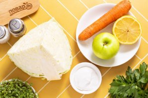 Салат из капусты с яблоком Салат из капусты с яблоком