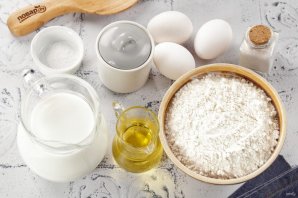 Блинчики на молоке нежные