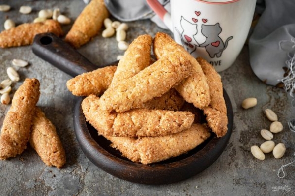 Печенье "Арахисовые палочки" Печенье "Арахисовые палочки"