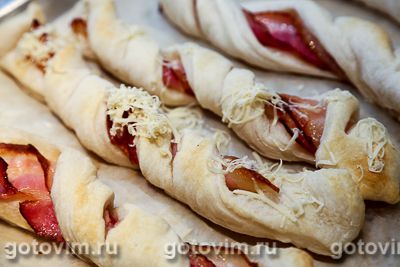 Палочки с беконом Палочки с беконом