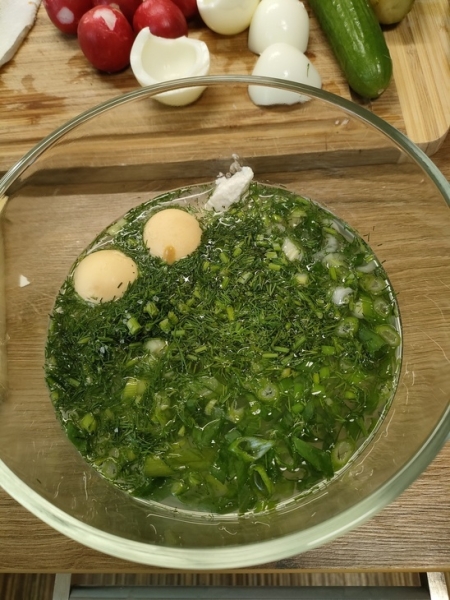 Щучина - рыбная окрошка Щучина - рыбная окрошка