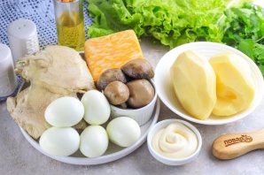 Салат "Гнездо Дракона" на Новый год Салат "Гнездо Дракона" на Новый год