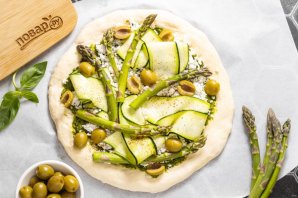 Зеленая пицца