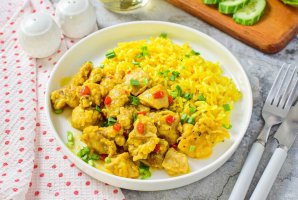 Оранжевый цыпленок Оранжевый цыпленок