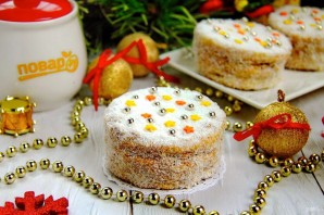 Пирожные "Медовые сласти" на Новый год 2024 Пирожные "Медовые сласти" на Новый год 2024