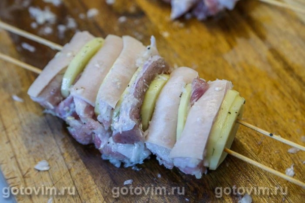 Шашлык «Наполеон» с картофелем (в духовке) Шашлык «Наполеон» с картофелем (в духовке)