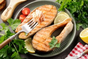 Форель жареная