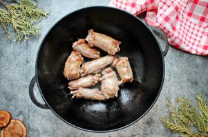 Индейка с картошкой и шампиньонами Индейка с картошкой и шампиньонами