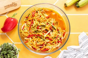 Овощи по-корейски на зиму Овощи по-корейски на зиму