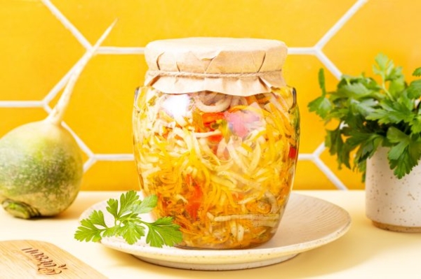 Салат из редьки на зиму Салат из редьки на зиму