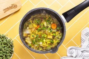 Суп из пекинской капусты