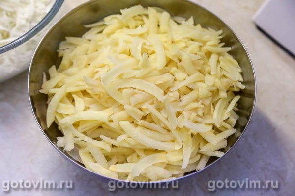 Картофель, жаренный с капустой Картофель, жаренный с капустой