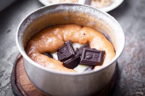 Вкусный шоколадный щербет с арахисом Вкусный шоколадный щербет с арахисом