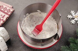 Новогодний печеночный торт