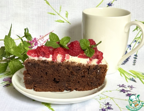 Шоколадный пирог с маскарпоне Шоколадный пирог с маскарпоне