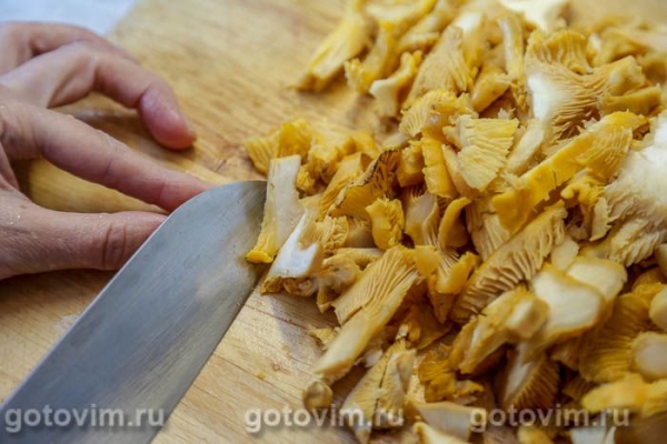 Мясные рулетики из свинины с лисичками и сыром Мясные рулетики из свинины с лисичками и сыром