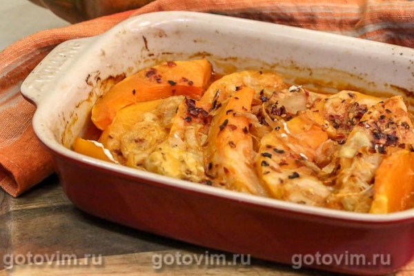 Тыква по-турецки, запеченная в духовке со сливочным маслом Тыква по-турецки, запеченная в духовке со сливочным маслом