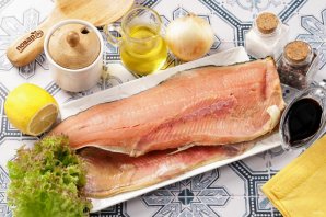 Горбуша на гриле Горбуша на гриле