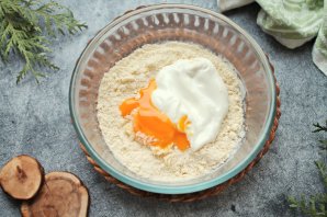 Песочный пирог с голубикой Песочный пирог с голубикой