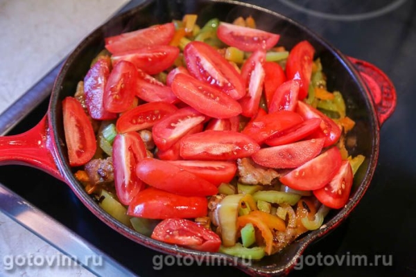 Пепероната из свинины с перцем чили Пепероната из свинины с перцем чили
