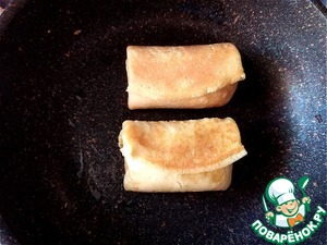 Блины, фаршированные картофелем с тунцом