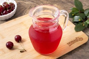 Летний компот из вишни Летний компот из вишни