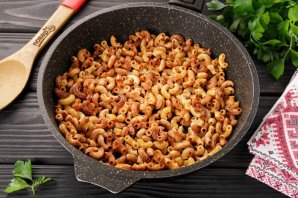 Жареные макароны Жареные макароны