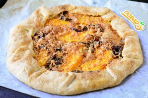 Пирог с тыквой открытый Пирог с тыквой открытый