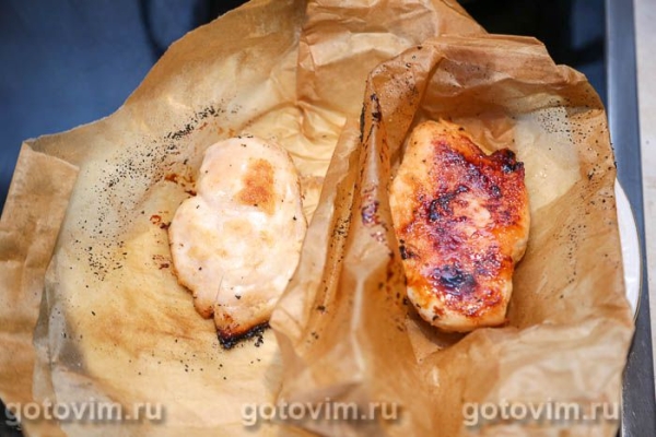 Куриная грудка в конверте из пергамента, запеченная в духовке Куриная грудка в конверте из пергамента, запеченная в духовке