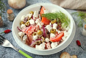 Салат "Гречанка" Салат "Гречанка"