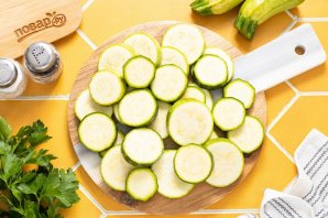 Жареные кабачки с чесноком на зиму